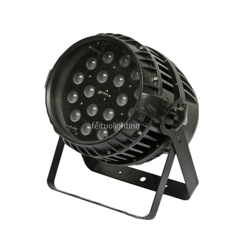E-12/лот led par 64 открытый 18*18 Вт rgbwa УФ светодиодный зум водонепроницаемый par светодиодный зум для сцены, Т-сцены, концертов