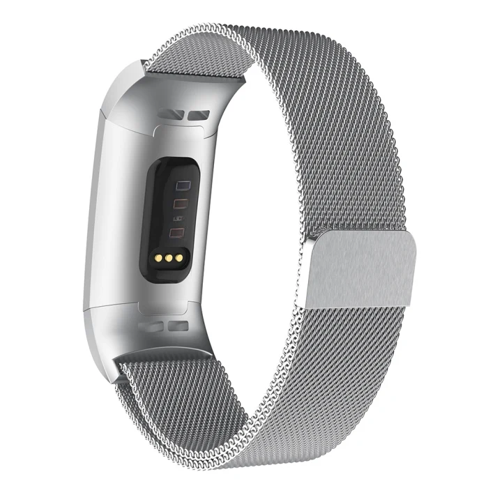 Сменный металлический браслет с магнитной петлей для FitbitCharger 3 NC99