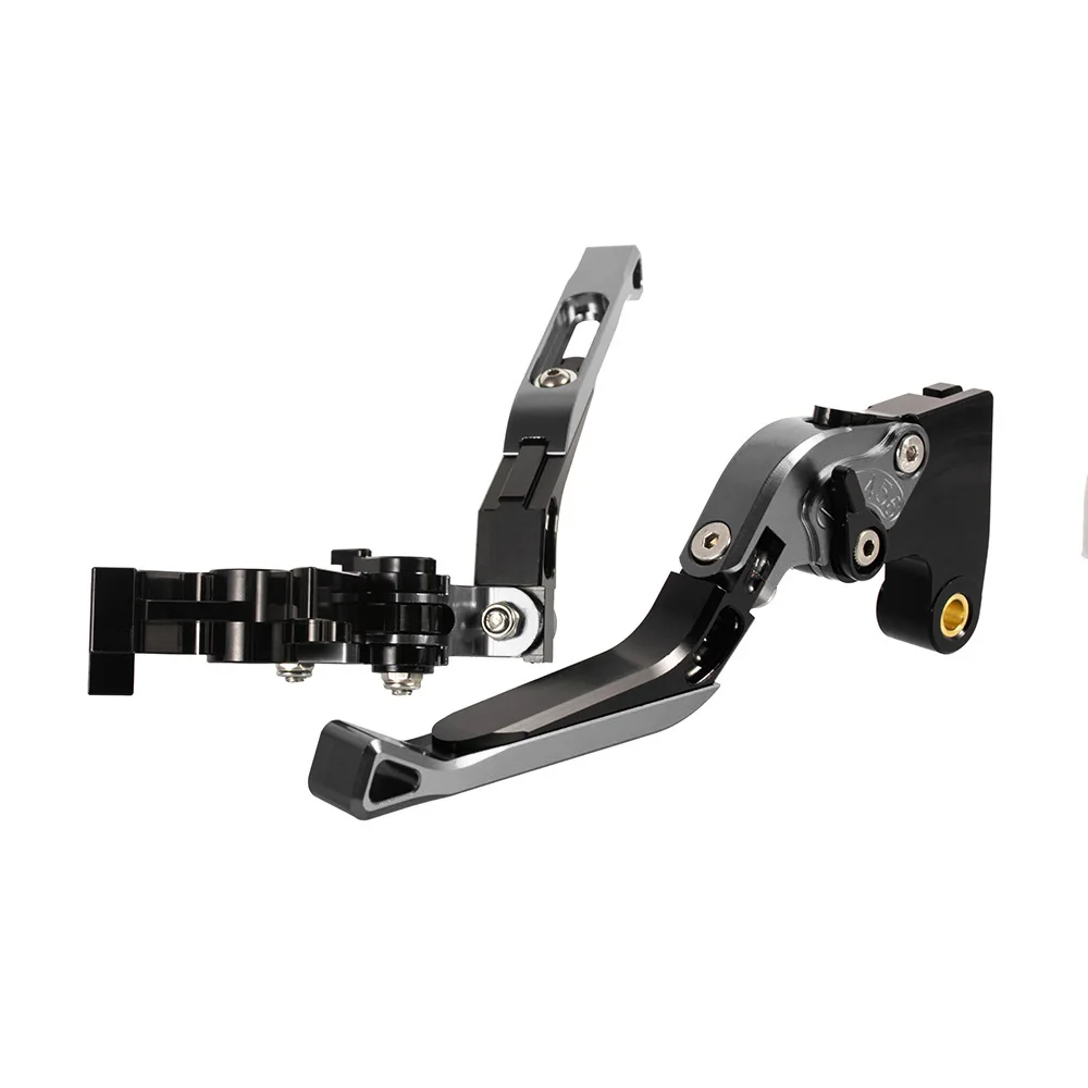 Для Yamaha YZF R6 1999-2004 YZF R1 2002-2003 FZ1 FAZER 2001-2005 мотоциклетные Регулируемые тормозные рычаги сцепления складные ручки - Цвет: Titanium