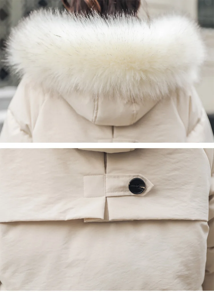 Одежда с хлопковой подкладкой; хлопковое пальто с капюшоном на молнии; коллекция года; Сезон Зима; модная одежда средней длины с длинными рукавами