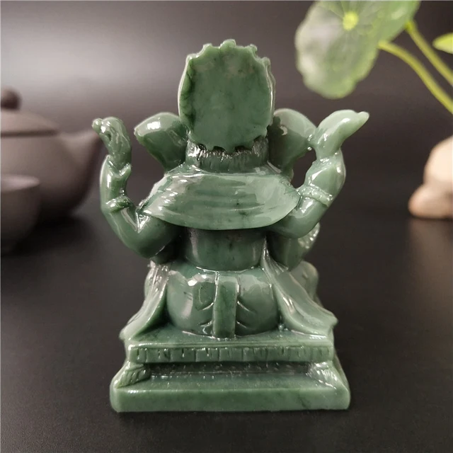 Statue de bouddha du seigneur Ganesha, décoration de la maison, éléphant Ganesh, dieu, Sculpture, ornements, Statues de bouddha, cadeau porte-bonheur FengShui 5