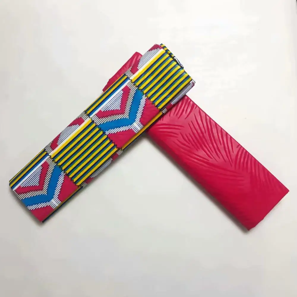 African fabric nigeria wax ghana wax print fabric tissu wax jacquard brocade fabric ankara print fabric 2+2yard/lot