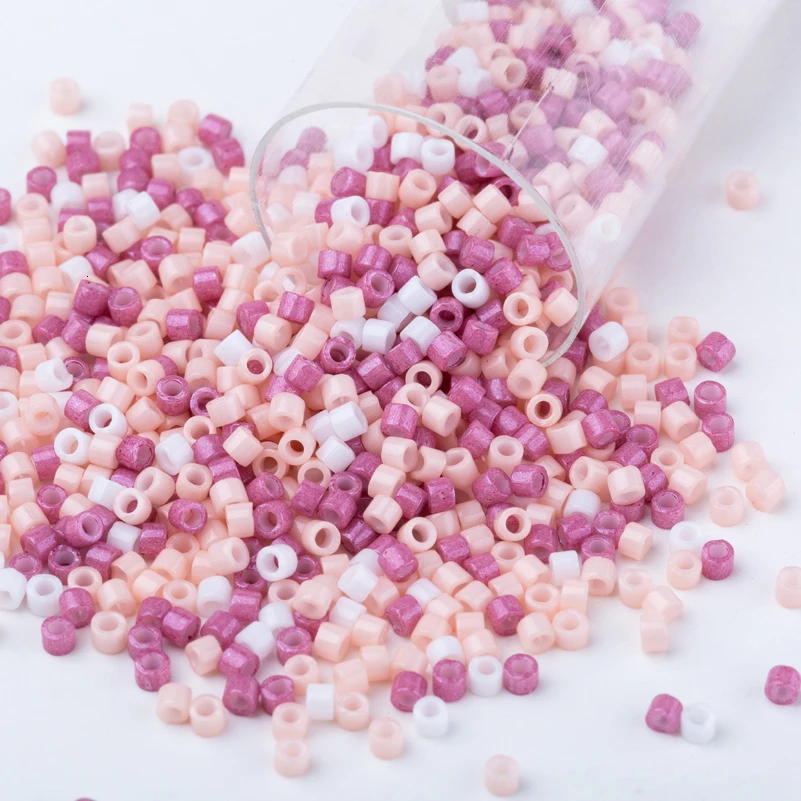 Бусины для рукоделия жемчуг miyuki seedbeads 11/0 perlas para manualidades delica mixcolor с бусины с отверстиями для платьев 5 г/10 г