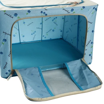 

Desktop Storage Basket Korean Oxford Cloth Printing Folding Waterproof Clothes Organizer Holder Wardrobe Underwear Storage Pouch