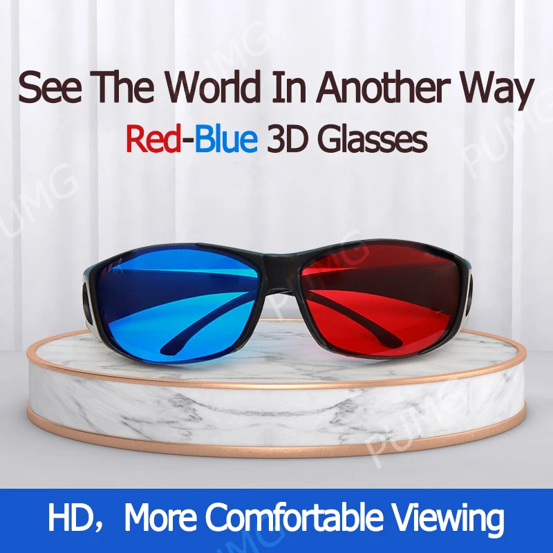 家庭仮想現実メガネ 3d メガネ赤青レンズ仮想現実ビデオ映画アナグリフプラスチックスタイル 3d Des Lunettes 3d Glasses Virtual Reality Glasses Aliexpress