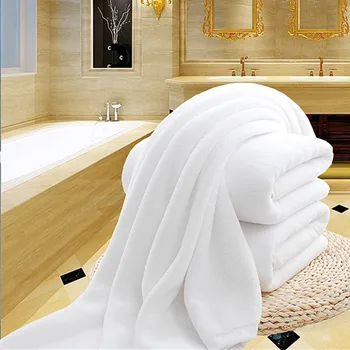 

Big bath towel 70*140cm Thickened Cotton Bath Towel and Beauty Therapeutic Towel cotton white towel for beauty salons or hotels