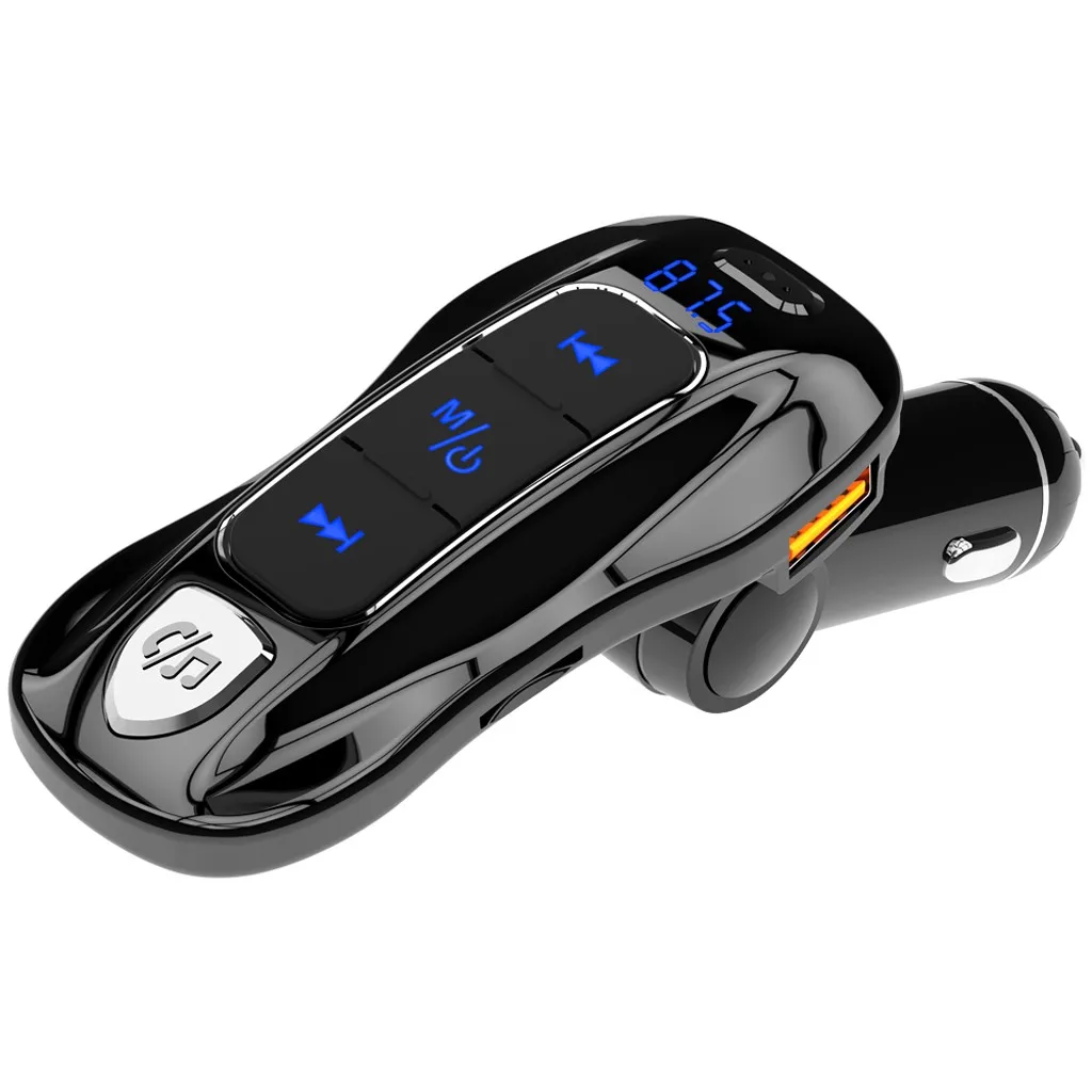 Bluetooth 5,0 fm-передатчик автомобильный беспроводной радиоприемник адаптер MP3-плеер Usb зарядное устройство музыкальный Плеер На Авто Магнит#12