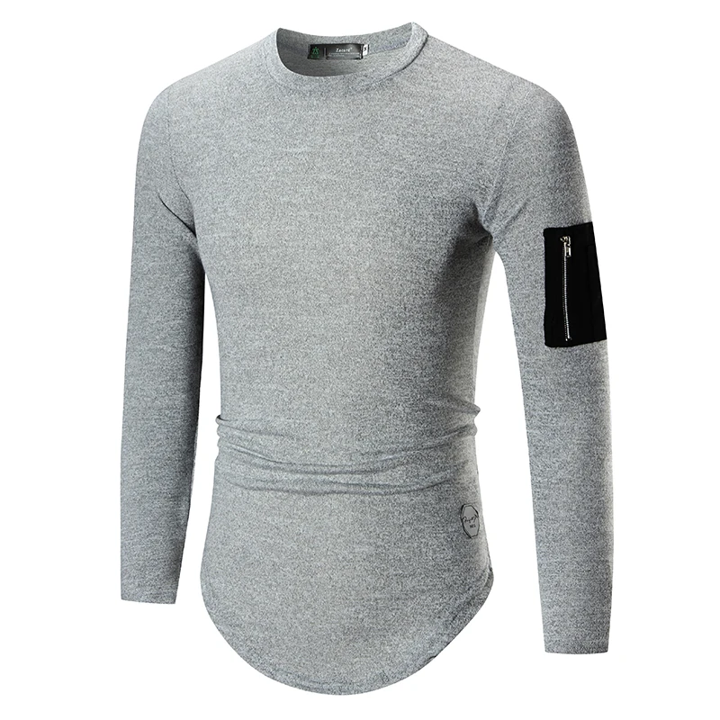 

good quality long t-shirt hommes for men slim fit o-neck long sleeve streetwear tshirt men cheap mens tshirts