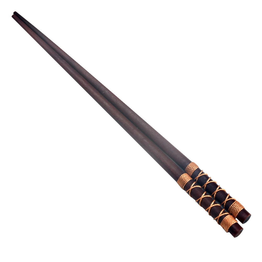 Прочный ручной работы натуральный каштан дерево CHOPSTICKS провода натуральные деревянные палочки для еды