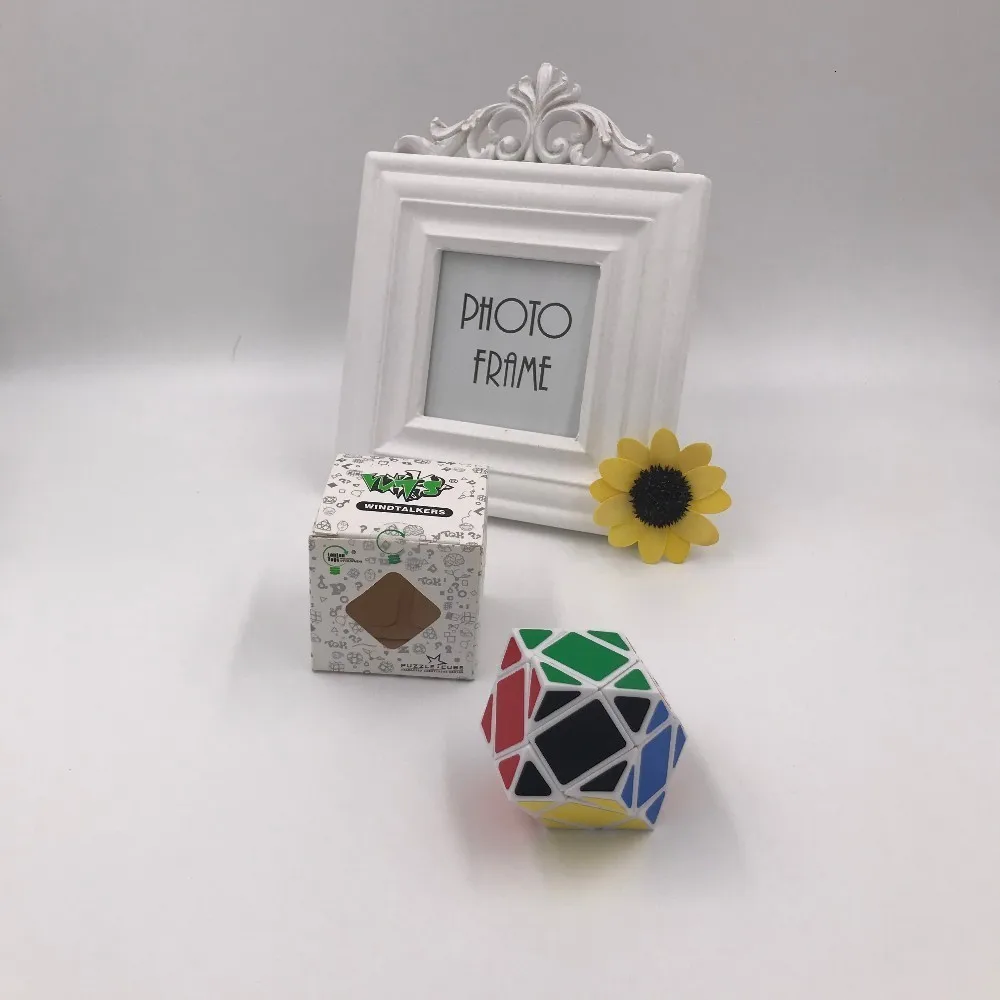 MF Lanlan 3rd-Order Figed алмаз Magic Cube формы 6-Axis 12-гранное движения Cubo Magico головоломки надувные игрушки