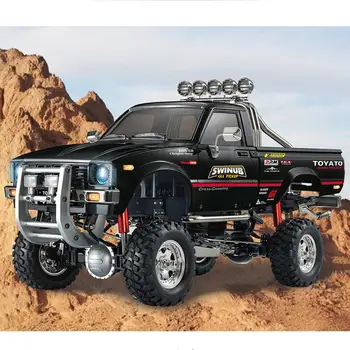 

HG P409 1/10 2.4G 4WD Remote Control RC Car Pickup Truck Rock Crawler without Battery Charger Model
