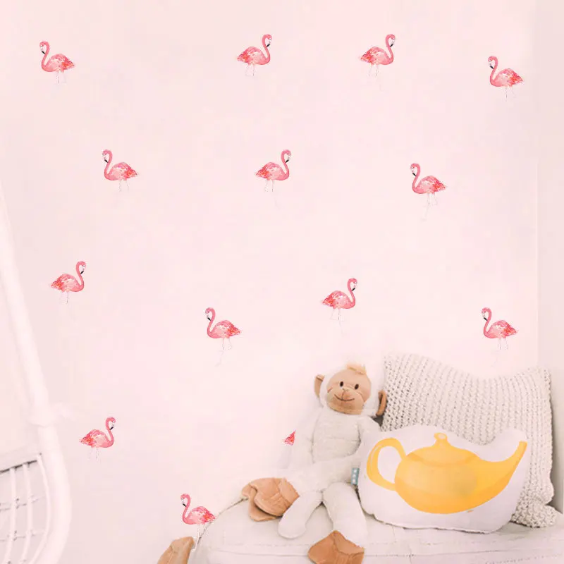 36pcs=1set Romantic Cartoon Flamingo Wall Stickers PVC DIY Birds Mural Decals for Kids Room Baby Bedroom Nursery Decoration 36pcs=1set Romantic Cartoon Flamingo Wall Stickers PVC DIY Birds Mural Decals for Kids Room Baby Bedroom Nursery Decoration