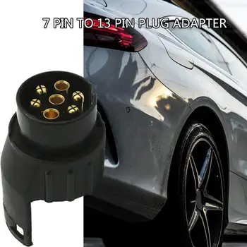 

Durable 13 To 7 Pin Trailer Adapter Trailer Wiring Plug Remolque Socket Trailer 12V Truck Car Accessories Caravan Connector Z7C4