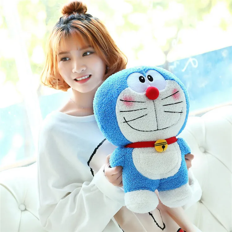40 см японский натуральная Doraemon фигурка, плюшевая игрушка аниме куклы Мягкие высокое качество Peluche мягкие подушки подарок для мальчиков и девочек