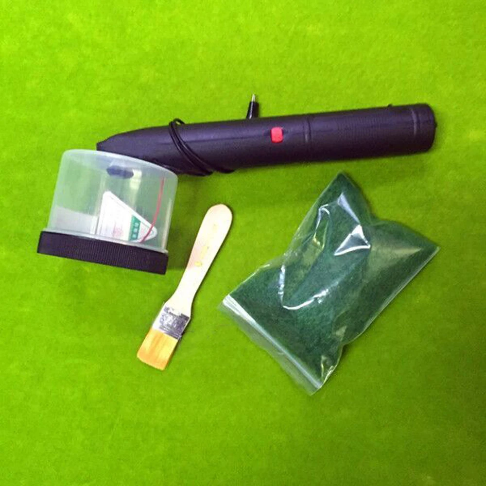 

Mini Portable Electrostatic Flock Applicator Scene Model Grass Plant Landscape Models DIY Tools Battery Powered