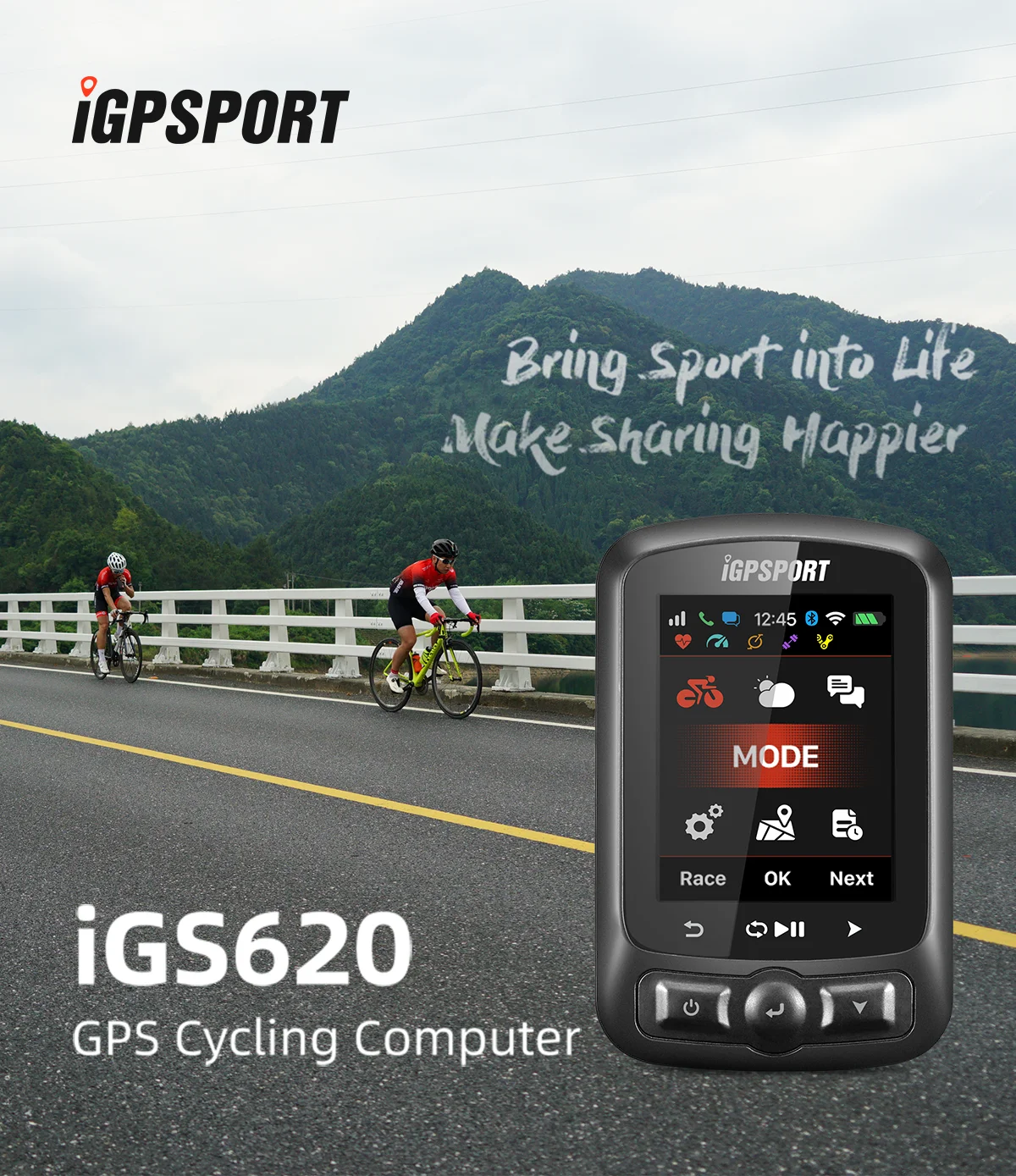 PROD 32954982253 New IGPSPORT ANT+ GPS IGS620 Bike Bluetooth Wireless
Stopwatch Speedometer Waterproof IPX7 Cycling Bicycle Speedometer
Computer