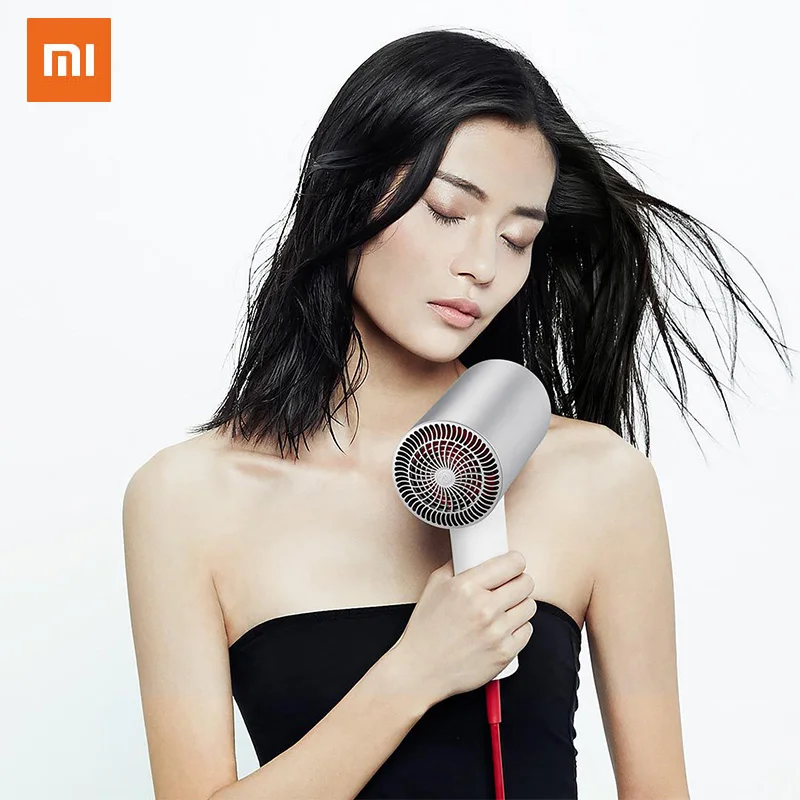 Xiaomi Mijia Soocas фен с отрицательными ионами для волос корпус из алюминиевого сплава