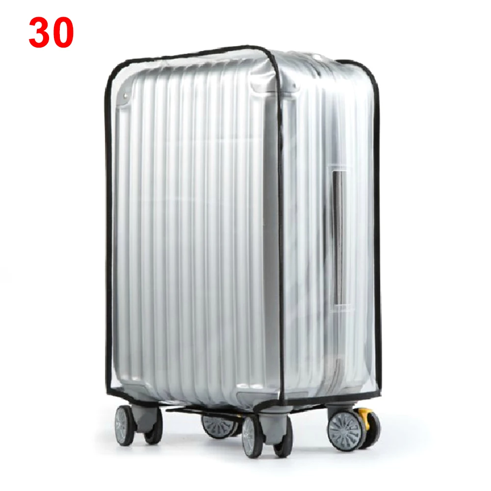 

Zipper Frosted Transparent Storage Travel Supplies Protector Dust Proof Reusable Accessories PVC Waterproof Suitcase Cover