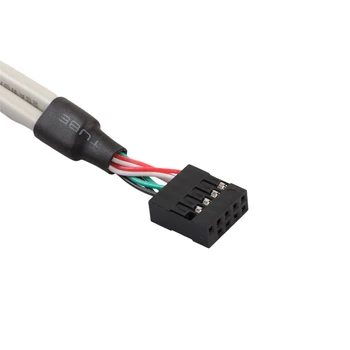 

Dual USB 2.0 Port Female to Motherboard 9 Pin Header Cable Connector and PCI Screw Panel Holes Bracket