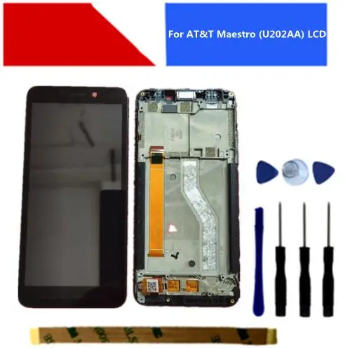 For AT&ampT Maestro (U202AA) LCD Display With Touch Screen Frame Digitizer Assembly Replacement | Мобильные телефоны и