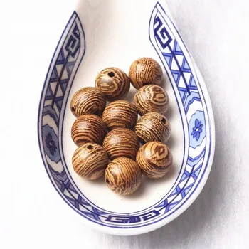 

Newest 100pcs/lot color print geometry rounds balls shape wood Straight hole beads diy jewelry earring/bracelet accessory