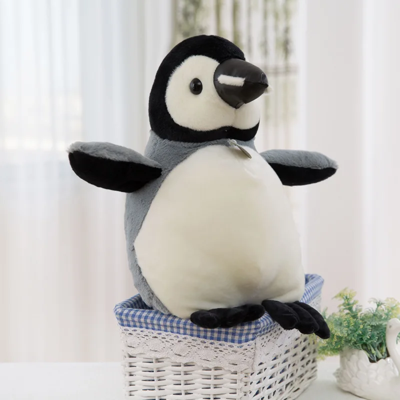 

Cute plush simulation penguin toy filled marine animal penguin doll creative gift home shop decoration children's gift 18/22 CM