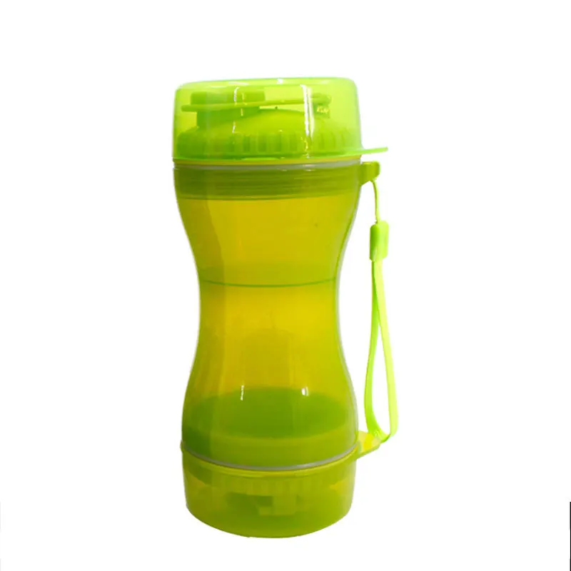Портативная бутылка для воды для собак, многофункциональная собачья кормушка для питья, миска для питья, двойное использование, чашка для домашних животных, собак на открытом воздухе