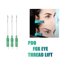 

2022 PDO Threads Face Lifting Hilos Tensores Pdo Cog 3D/4D/6D L Blunt 21g60mm/100mm For Fox Eye Lifting