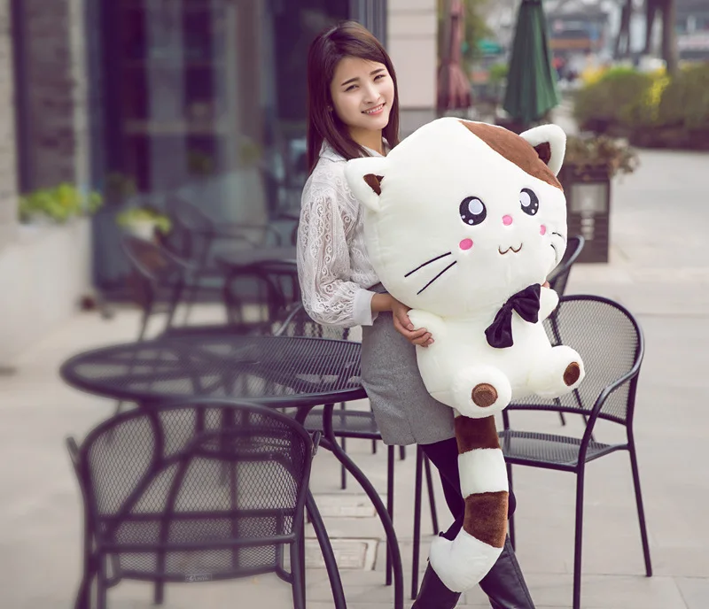 

Cute Cat Plush Toys Large Size Doll Pillow Doll Kitty Doll GIRL'S Birthday Gift for a Girlfriend