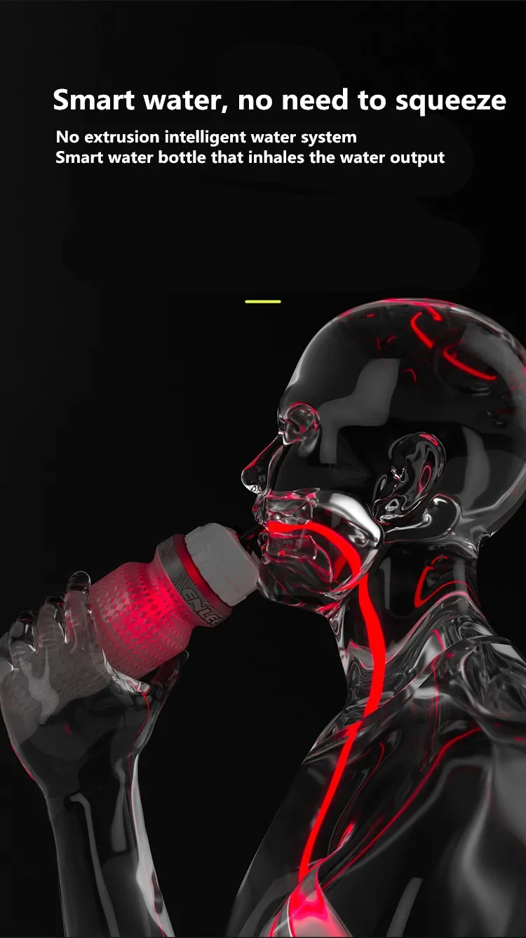 MTB Горный бутылка для воды мотоциклетные спортивные бутылки для воды Портативный сжатие чашка