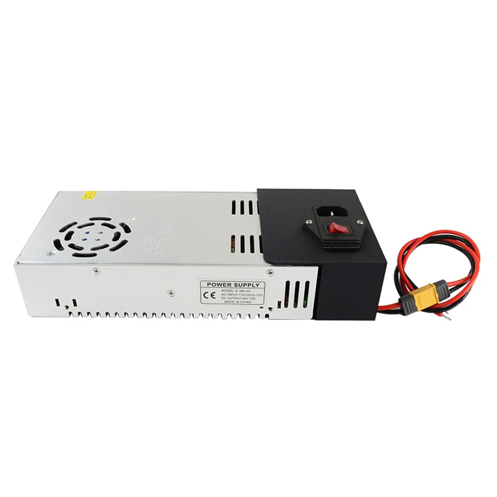 AC110V 220V трансформатор алюминиевый Прочный импульсный источник питания конвертер DIY 3D-принтер части портативный DC24V 15A для Ender-3