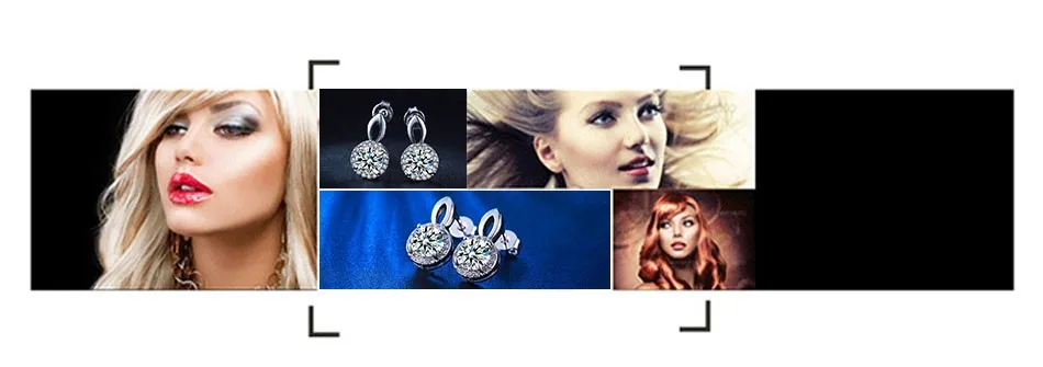 cute round earrings for women white 585 gold color brinco Austrian crystal fashion jewelry shine Austrian crystal aretes (8)