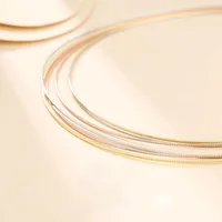 Véritable véritable pur solide 925 collier en argent Sterling pour les femmes Punk Rock or Rose serpent chaînes bijoux femme colliers tour de cou 4