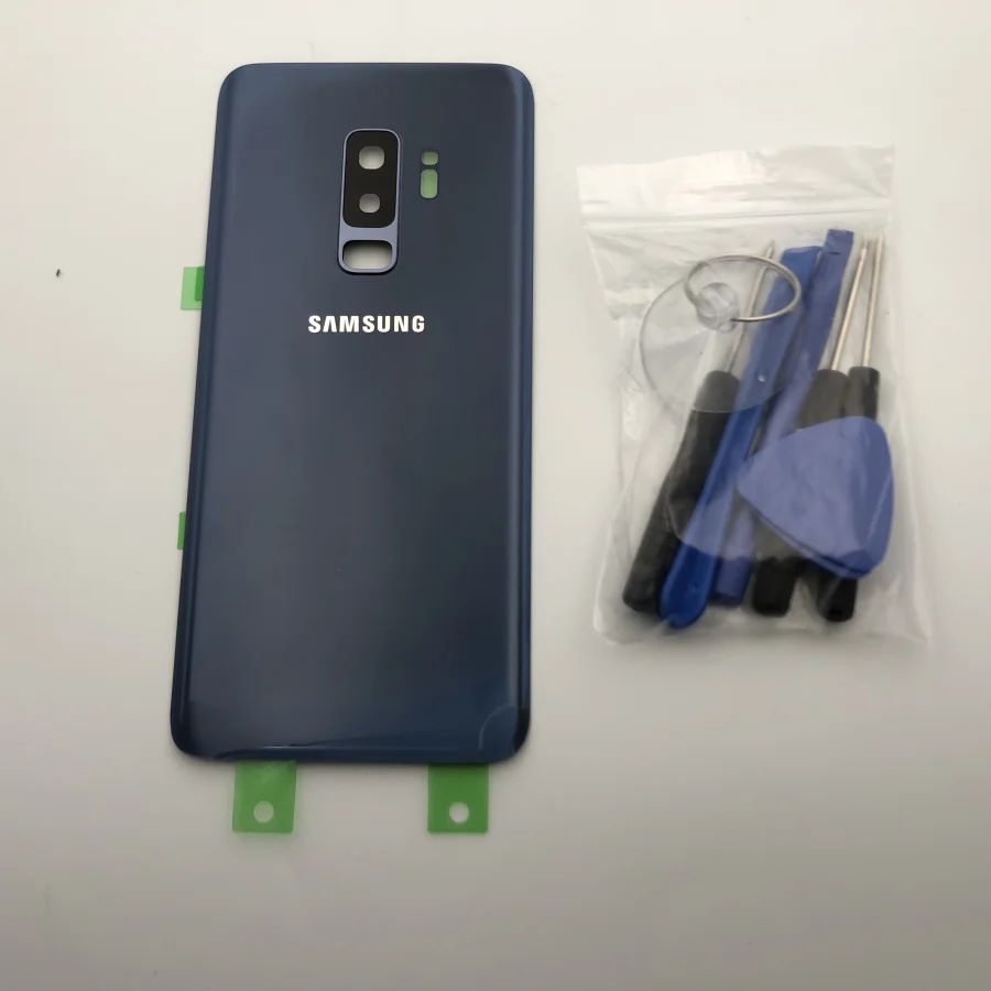 Сменная задняя стеклянная крышка S9 для Samsung Galaxy Plus G965 G965F G965FD Корпус задней двери