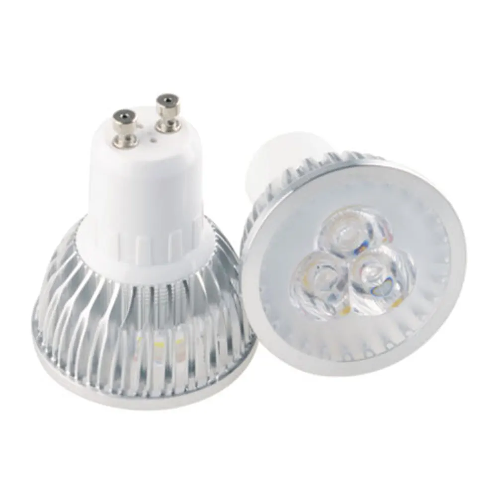 GU10 9W Dimmable прожекторы ультра яркий белый/теплый белый алюминий 300LM 85-265V