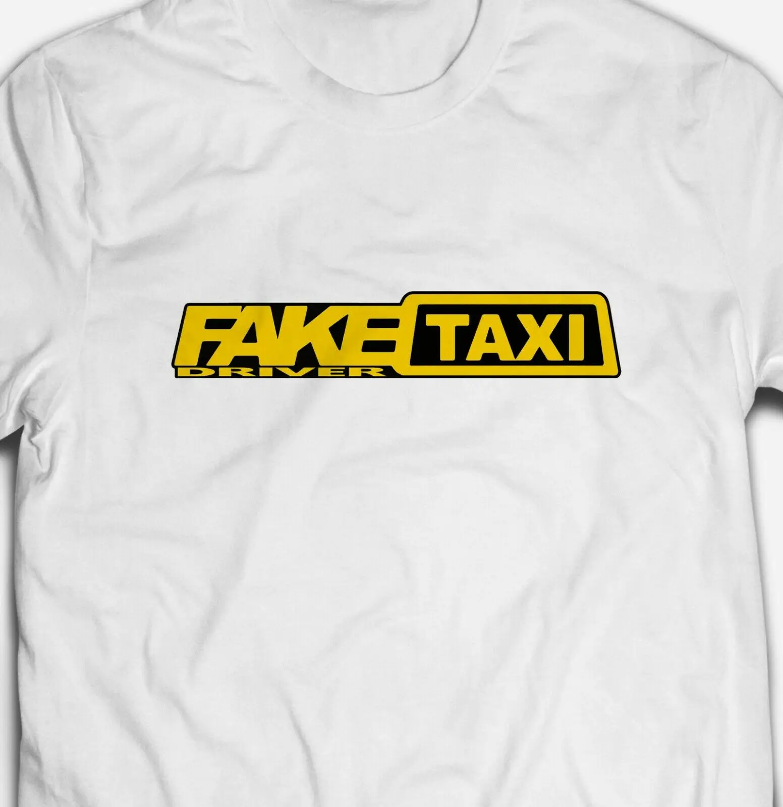 Мужские Женские забавные такси 100% хлопковая белая футболка Размеры S-5XL | Мужская