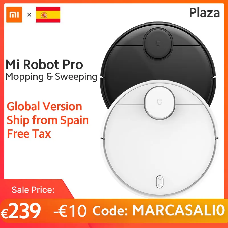 plaza Xiaomi Robot aspirador fregona y barrido 0,6 1L 3 modos Mi aspiradoras para el hogar libre de impuestos aspiradora xiaomi vacuum aspiradora sin cable friegasuelos españa|Aspiradoras| - AliExpress