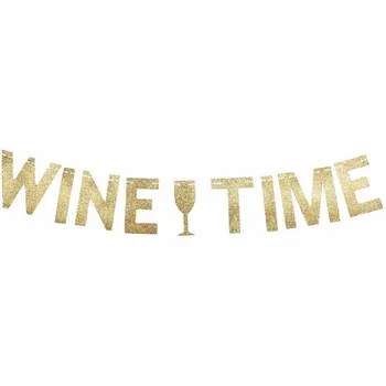 

Wine Time Banner Wine Tasting Party Supplies
