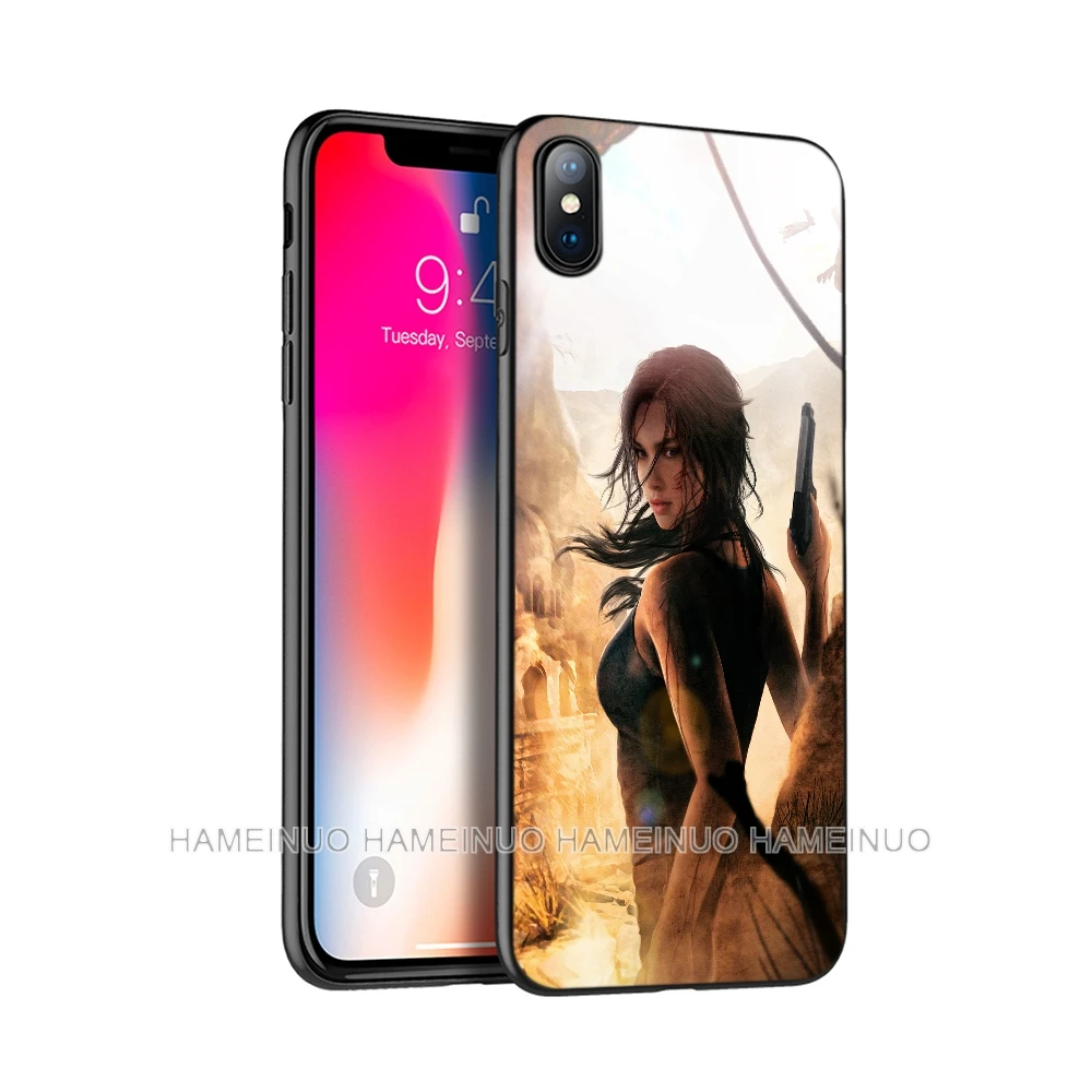Черный чехол из ТПУ для iphone 5 5s SE 2020 6 6s 7 8 plus X 10 XR XS 11 pro MAX силиконовый с изображением