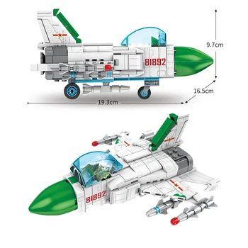 

Mini Military Series Long March 7 Carrier Vehicle J-8 Fighter Building Blocks Figures Bricks Set Kids Toys Christmas Gift