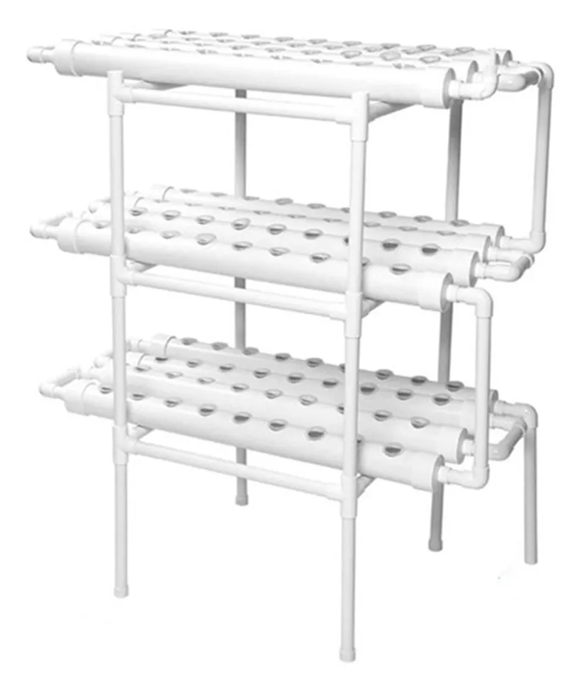 

Домашний садовый набор для гидропоники, 3 слоя, 108 площадок для выращивания растений, 12 труб из ПВХ