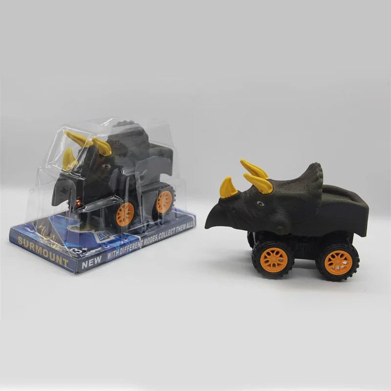 

Dinosaur Triceratops Inertia Car dan li che Race Car Children Car Model Model Dinosaur Toy