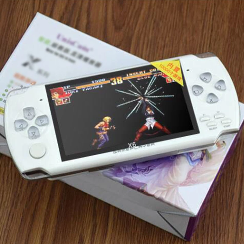 16 Bit 4.3 Inch Retro Handheld Game Console, 8GB Vintage Classic Games Machine, TF Card MP4/ 5 Player