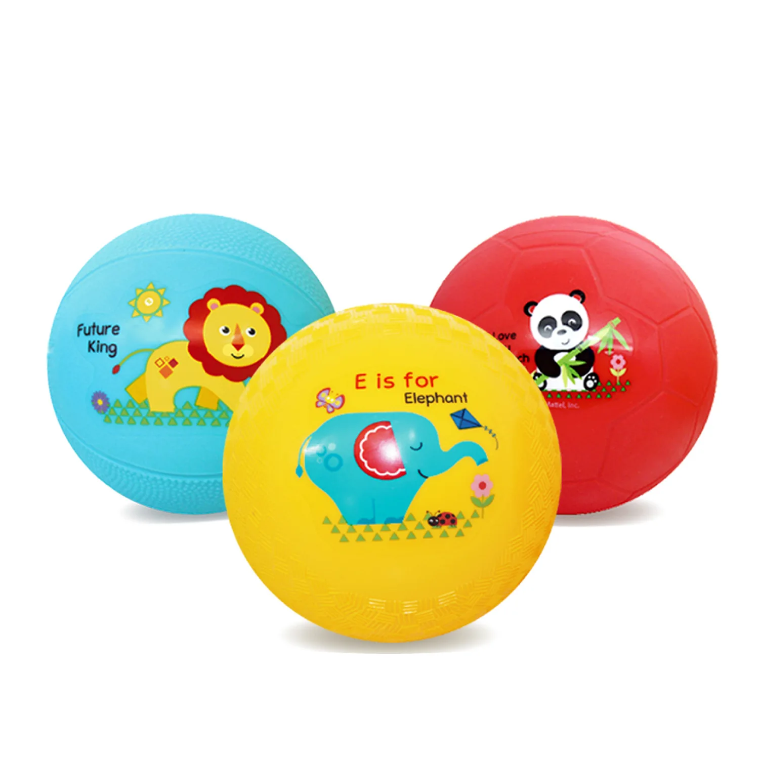 FISHER-PRICE, спортивный мяч, игрушка, мяч для трех детей, надувной резиновый мяч для детского сада, эластичный, F0923