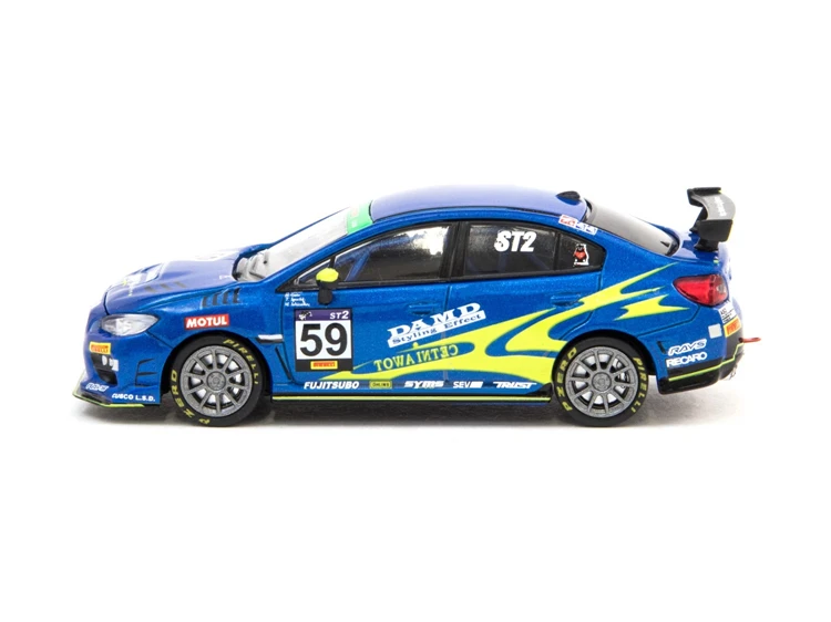 Гудронированное шоссе работает 1: 64 Субару WRX ИППП Super Taikyu серии#59 литья под давлением модель автомобиля