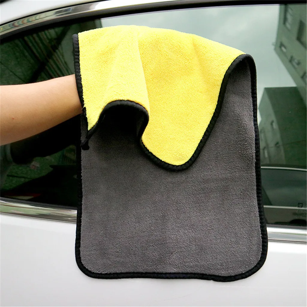 Saingace Cleaning Cloth Microfiber Royal Plush Drying Towel Premium Plush Microfiber Towel Professional Car Soft Washcloth#45