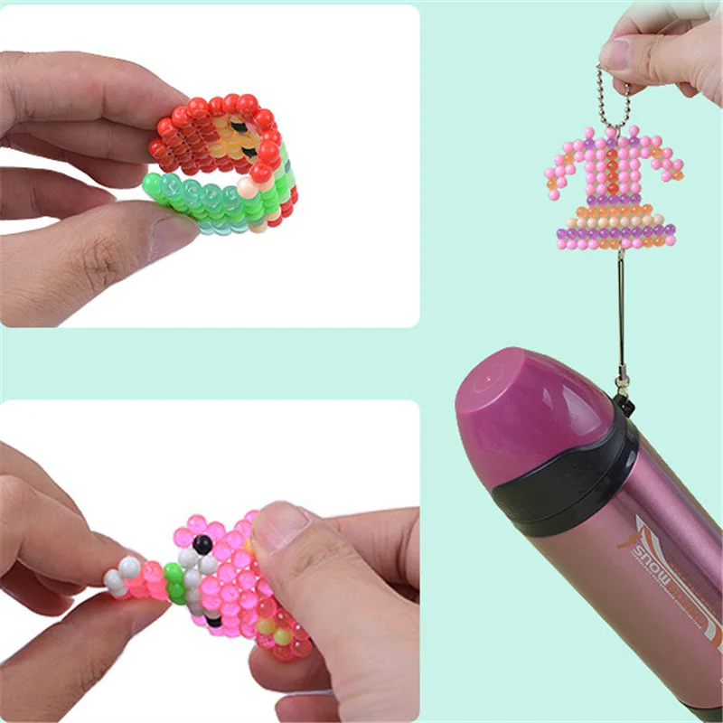 Красочные хрустальные бобы DIY спрей воды магические бусины 3D головоломка образовательный набор Juguete мяч игра игрушки для детей подарок на день рождения
