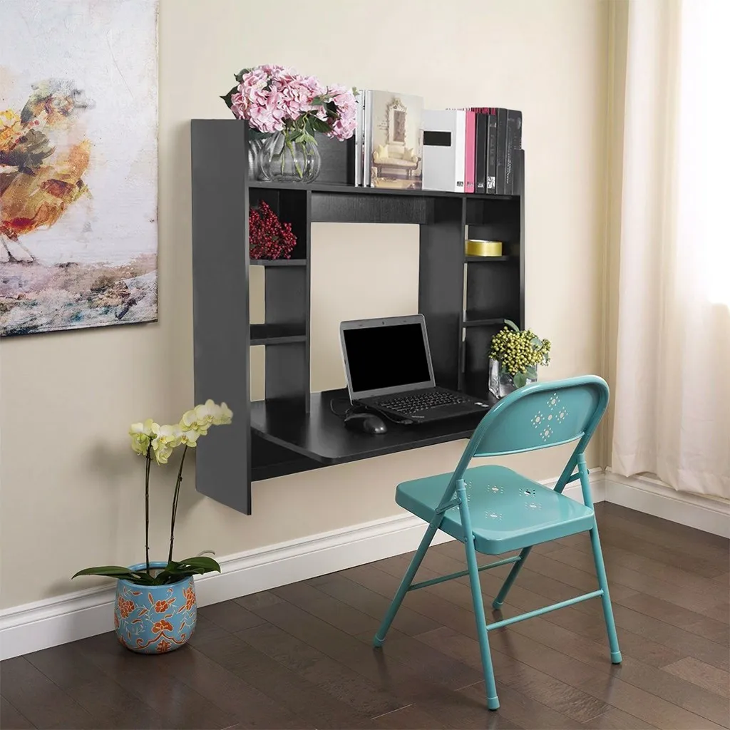 Wall Mounted Desk With Storage Shelves Cheap Home Computer Table Floating Writing Desks Of Storage Space компьютерный стол E3
Wall Mounted Desk With Storage Shelves Cheap Home Computer Table Floating Writing Desks Of Storage Space компьютерный стол E3
