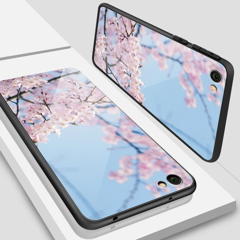 W338 ТПУ чехол для телефона для Xiaomi 9 5X6X8 SE A1 A2 облегченное закаленное стекло класса люкс чехол для Redmi Note 4x 5A 6 7 рro рrime модная сумочка - Цвет: W338