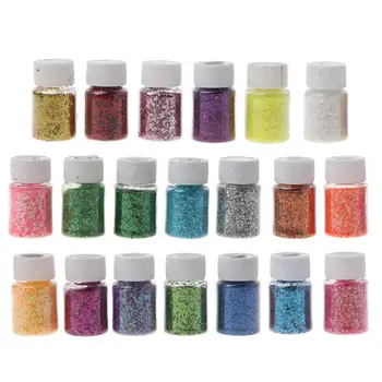 

20 Colors 10g Resin Casting Mold Glitters Sequains Pigment Large Kit Jewelry DIY